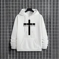 Jesus Cross Printed Hoodie
