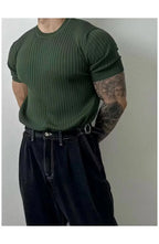 Men's Vertical Striped Cotton Shirt