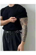 Men's Vertical Striped Cotton Shirt