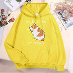 No Talk Me I'm Angy  Cat Pullover Hoodie