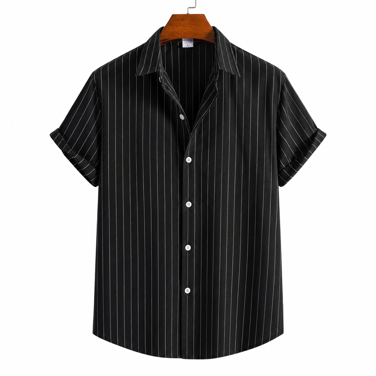 Men's Striped Short Sleeve Shirt